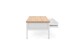 Couchtisch >Batley< in Weiß - 100x40x55cm (BxHxT)