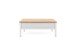 Couchtisch >Batley< in Weiß - 100x40x55cm (BxHxT)