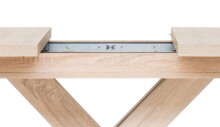Esstisch >Antava< ausziehbar bis 200cm, Sonoma-Eiche Dekor - 160/200x76x90cm (BxHxT)