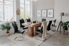 Esstisch >Hannover< in Artisan Eiche - 140x79.5x90cm (BxHxT)