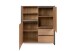 Highboard >Arvada< in Artisan Eiche aus MDF - 120x140x40cm (BxHxT)