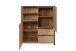 Highboard >Arvada< in Artisan Eiche aus MDF - 120x140x40cm (BxHxT)