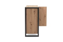 Kommode >Arvada< in Artisan Eiche aus MDF - 80x88x40cm (BxHxT)