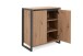 Kommode >Arvada< in Artisan Eiche aus MDF - 80x88x40cm (BxHxT)