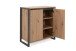 Kommode >Arvada< in Artisan Eiche aus MDF - 80x88x40cm (BxHxT)