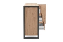 Kommode >Arvada< in Artisan Eiche aus MDF - 120x88x40cm (BxHxT)