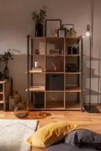 Regal >Arvada< in Artisan Eiche aus MDF -...