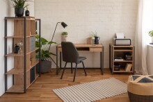 Regal >Arvada< in Artisan Eiche aus MDF - 107x145x39cm (BxHxT)