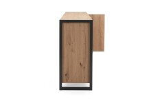 Sideboard >Arvada< in Artisan Eiche aus MDF - 160x88x40cm (BxHxT)