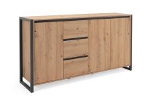 Sideboard >Arvada< in Artisan Eiche aus MDF -...