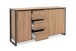 Sideboard >Arvada< in Artisan Eiche aus MDF - 160x88x40cm (BxHxT)