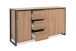 Sideboard >Arvada< in Artisan Eiche aus MDF - 160x88x40cm (BxHxT)