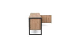 TV-Schrank >Arvada< in Artisan Eiche aus MDF - 160x55x40cm (BxHxT)