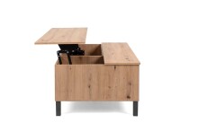 Couchtisch >Como< in Artisan-Eiche Nachbildung - 103x42x67cm (BxHxT)