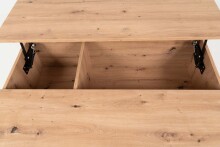 Couchtisch >Como< in Artisan-Eiche Nachbildung - 103x42x67cm (BxHxT)