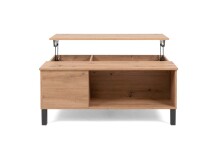 Couchtisch >Como< in Artisan-Eiche Nachbildung - 103x42x67cm (BxHxT)