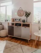 Sideboard >Epik< in Elegance Endgrain - 120x88x40cm (BxHxT)