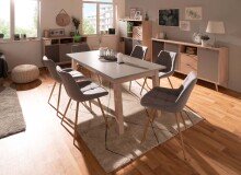 Sideboard >Epik< in Elegance Endgrain - 120x88x40cm (BxHxT)