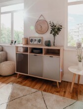 Sideboard >Epik< in Elegance Endgrain - 120x88x40cm (BxHxT)