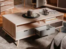 Couchtisch >Epik< in Elegance Endgrain -...