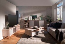 Couchtisch >Epik< in Elegance Endgrain - 120x46x60cm (BxHxT)