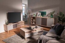 Couchtisch >Epik< in Elegance Endgrain - 120x46x60cm (BxHxT)