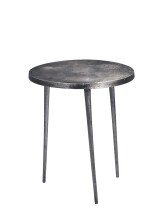 Beistelltisch >Velbert I< in Silber aus Metallguss...