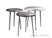 Beistelltisch >Velbert I< in Silber aus Metallguss - 40x46x40cm (BxHxT)