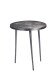 Beistelltisch >Velbert I< in Silber aus Metallguss - 40x46x40cm (BxHxT)