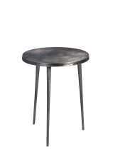 Beistelltisch >Velbert II< in Silber aus Metallguss...