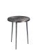 Beistelltisch >Velbert II< in Silber aus Metallguss - 40x50x40cm (BxHxT)