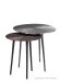 Beistelltisch >Detmold II< in Silber aus Metallguss - 50x50x50cm (BxHxT)