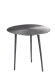 Beistelltisch >Detmold II< in Silber aus Metallguss - 50x50x50cm (BxHxT)