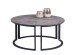 Couchtisch >Arnsberg< in Rostoptik aus MDF - 80x38x80cm (BxHxT)