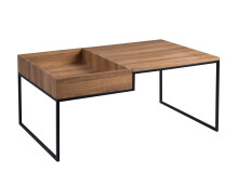 Couchtisch >Plauen< in Braun aus MDF - 105x45x66cm...