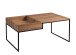 Couchtisch >Plauen< in Braun aus MDF - 105x45x66cm (BxHxT)