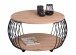 Couchtisch >Frechen< in Artisaneiche aus MDF - 80x47x80cm (BxHxT)