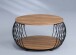 Couchtisch >Frechen< in Eiche Braun aus MDF - 80x47x80cm (BxHxT)
