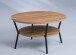 Couchtisch >Goslar< in Eiche braun aus MDF - 80x45x80cm (BxHxT)