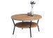 Couchtisch >Goslar< in Eiche braun aus MDF - 80x45x80cm (BxHxT)