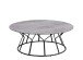 Couchtisch >Ahlen< in Keramikoptik aus Glas - 90x35x90cm (BxHxT)