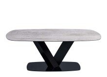 Couchtisch >Rastatt< in Keramikoptik aus Glas -...