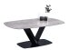 Couchtisch >Rastatt< in Keramikoptik aus Glas - 120x44x70cm (BxHxT)