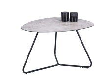 Couchtisch >Rodgau< in Keramikoptik aus Glas -...