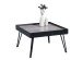 Couchtisch >Ravensburg< in Keramikoptik schwarz aus Glas - 65x39x65cm (BxHxT)