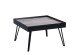 Couchtisch >Ravensburg< in Keramikoptik schwarz aus Glas - 65x39x65cm (BxHxT)