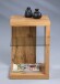 Beistelltisch >Wunstorf I< in Braun aus Glas - 40x60x40cm (BxHxT)