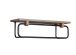 Wandgarderobe >Dreieich I< in Eiche braun aus MDF - 78x23x25cm (BxHxT)
