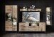 Vitrine >Manhattan< in Haveleiche Cognac - 79x196x38cm (BxHxT)