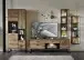 Vitrine >Manhattan< in Haveleiche Cognac - 79x196x38cm (BxHxT)